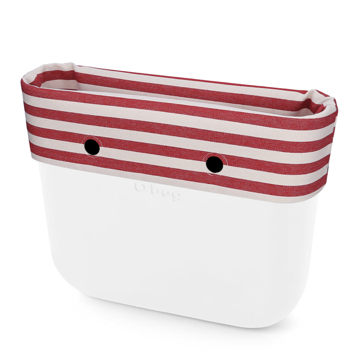 O bag standard Riga larga Rosso crema