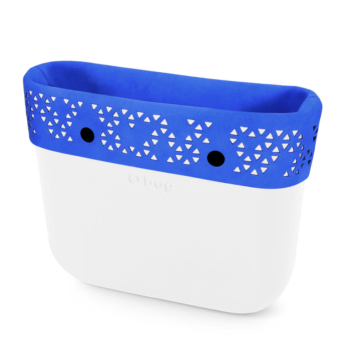 O bag standard Traforato Blu