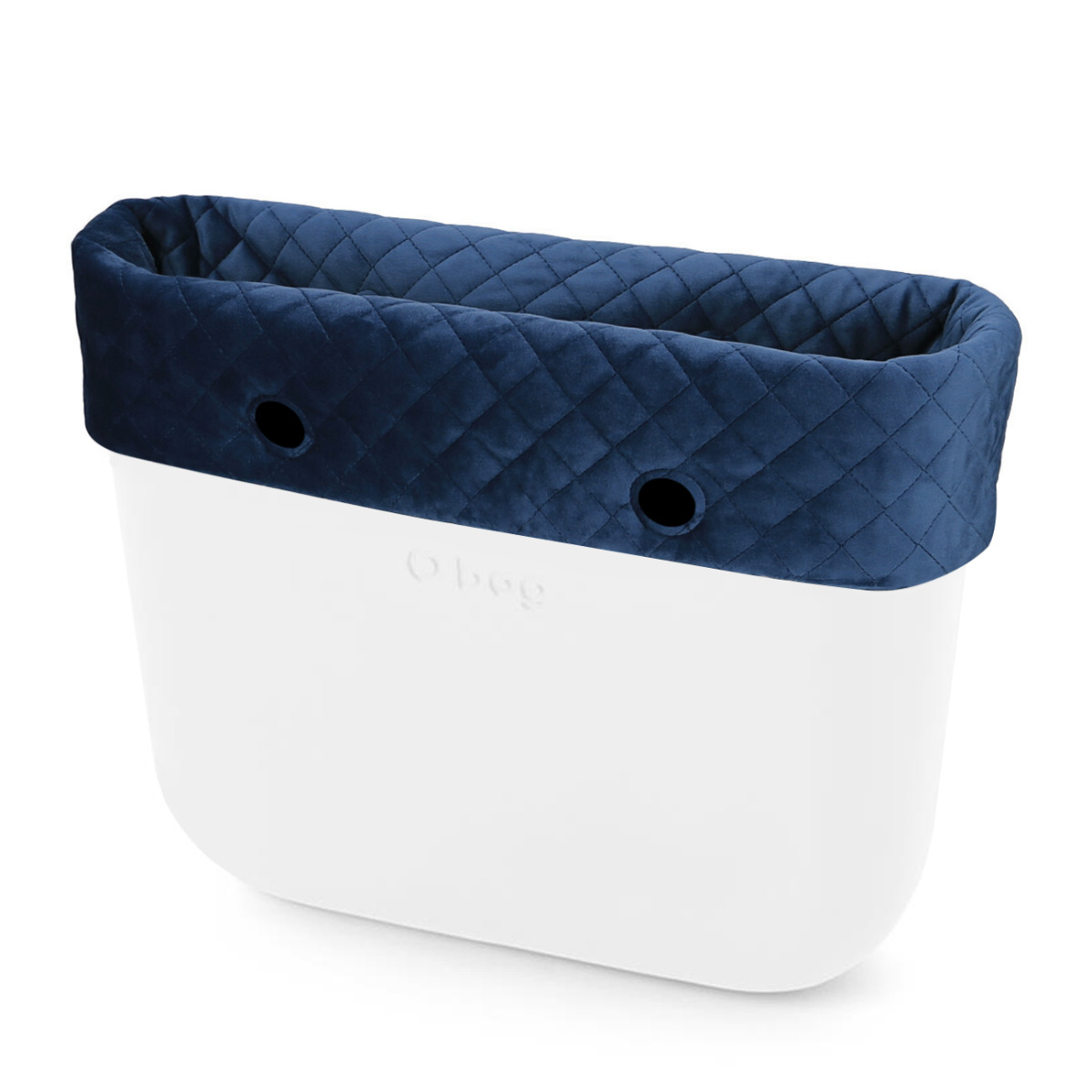 O bag standard Velluto matelasse Avio