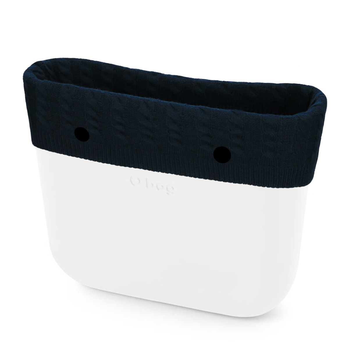 O bag standard band Lana treccia Blu