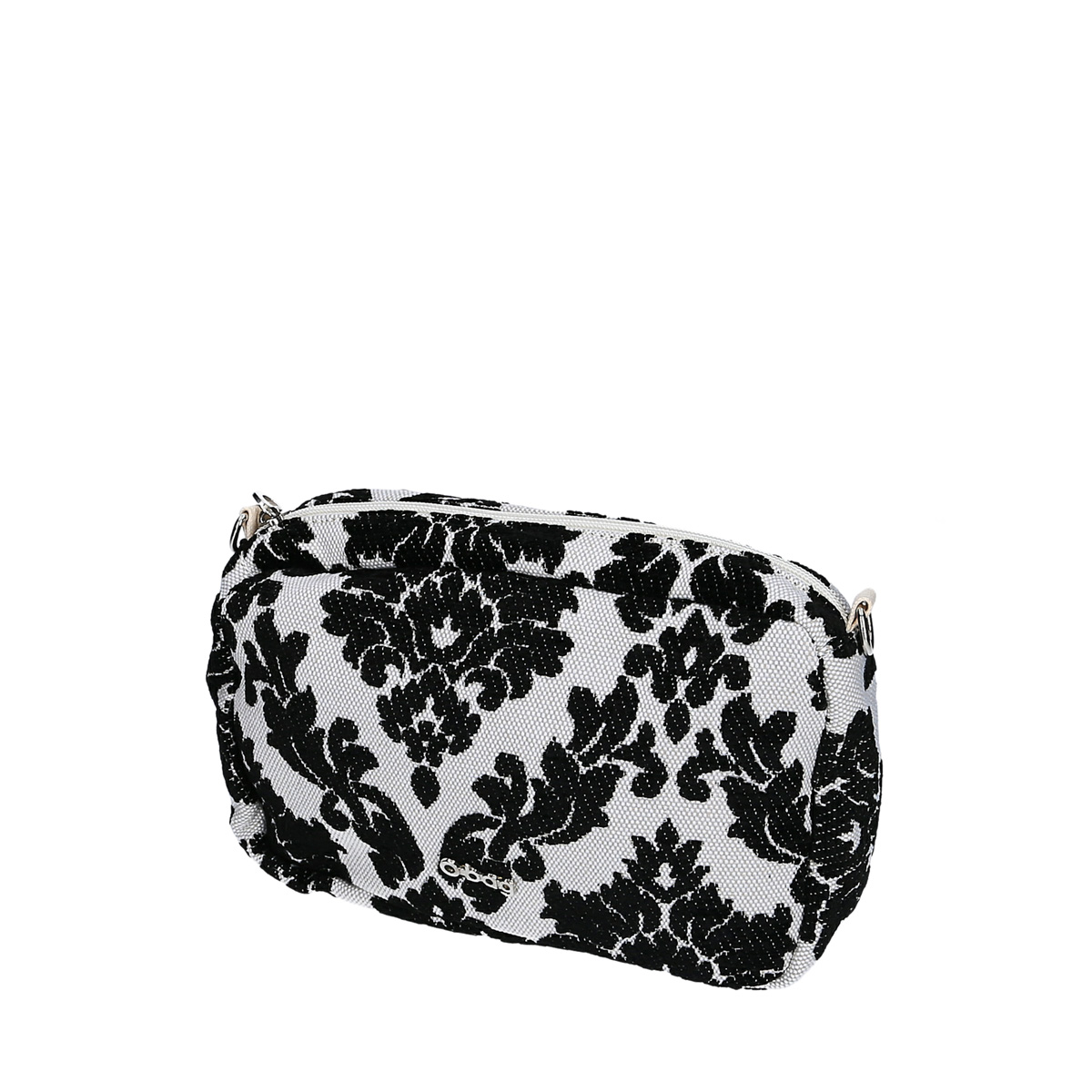 O bag glam Damascato ciniglia Nero organizer