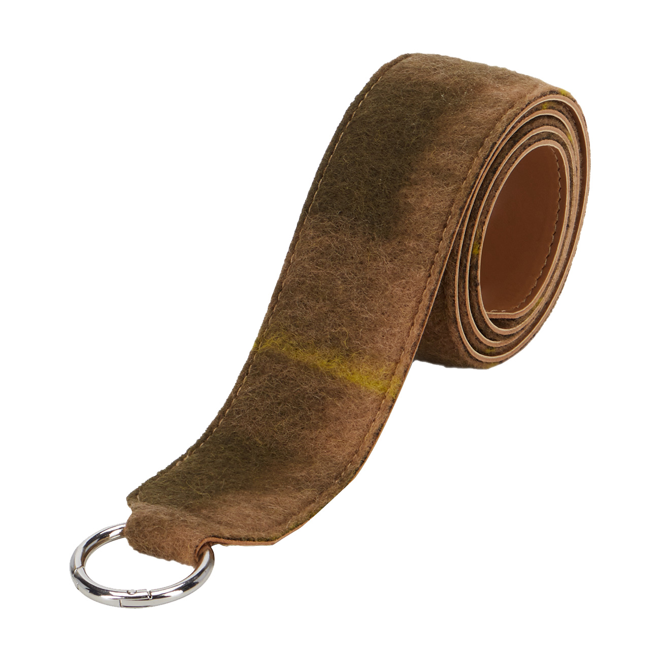 Ramenní popruh Fissa larga con moschettoni tessuto jaquard check effetto plaid Biscotto