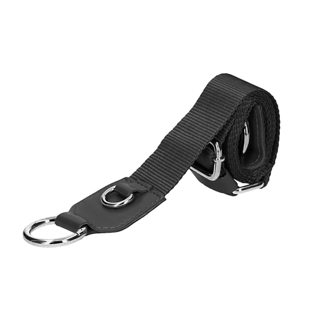 Popruh přes rameno Regolabile larga nastro nylon nappa Nero
