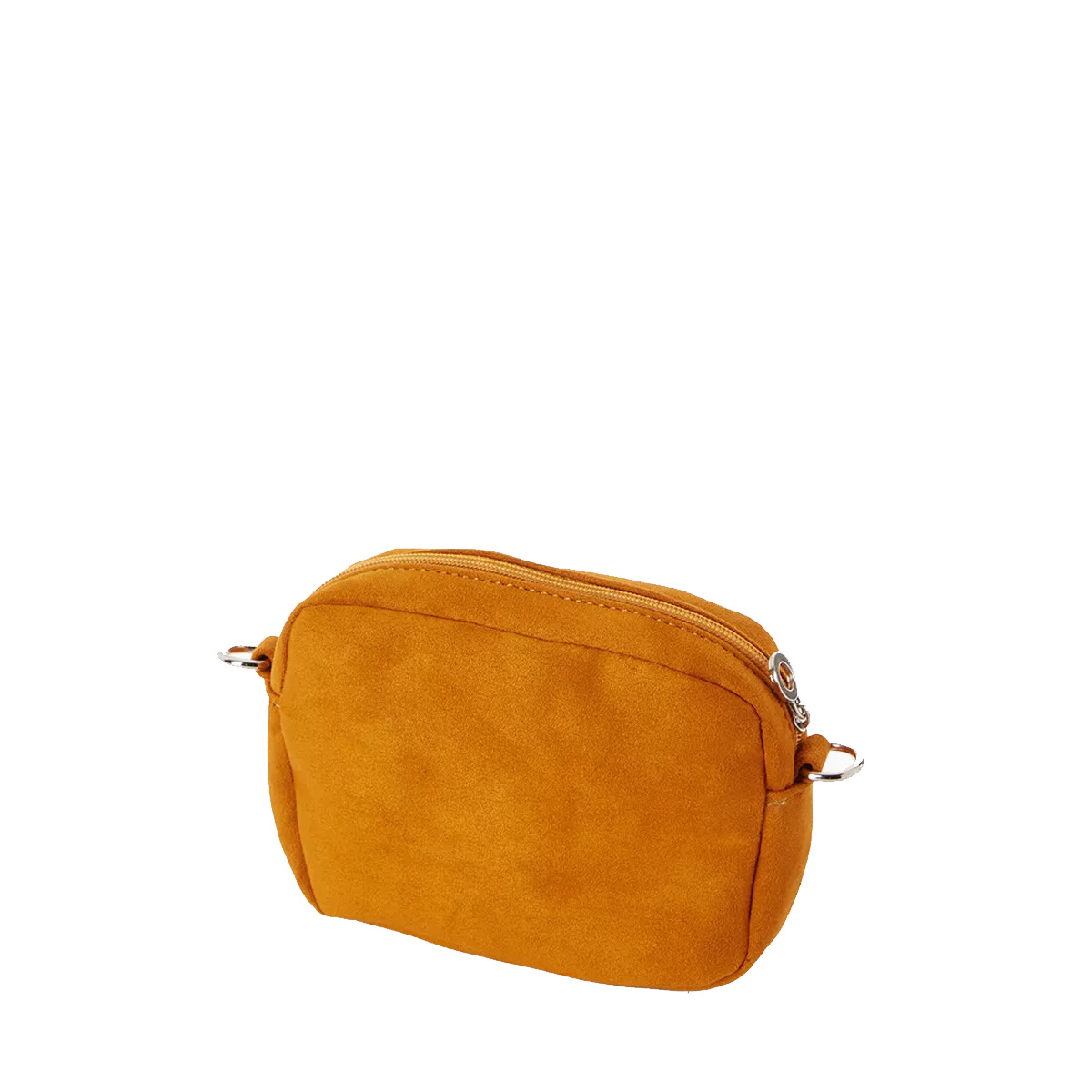 O bag pocket organizer Simil pelle nubuck Biscotto