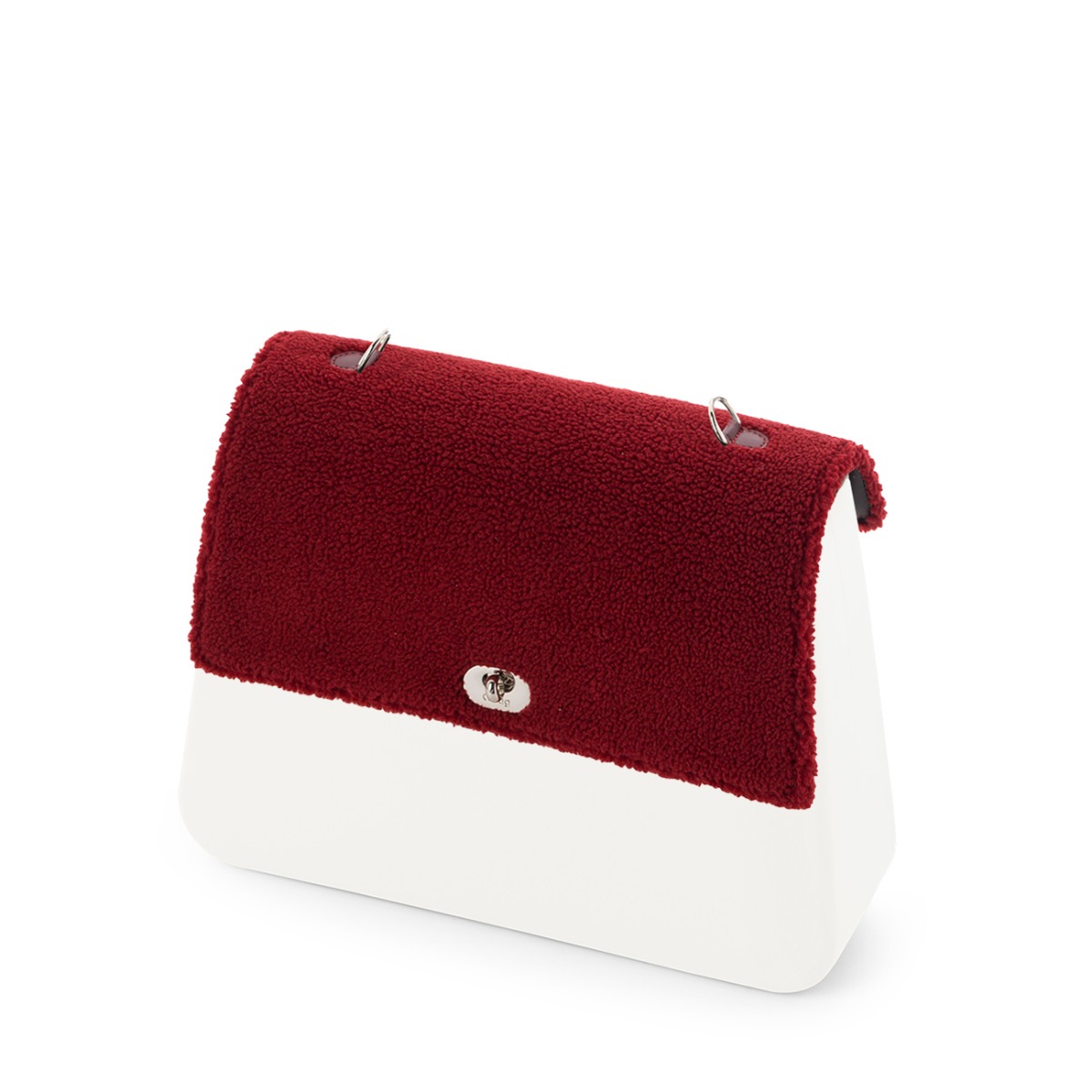 Flapper O bag queen Montoncino Bordeaux