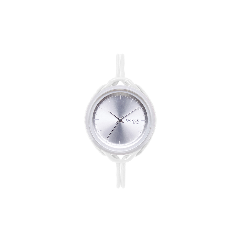 Hodinky O clock active Bianco