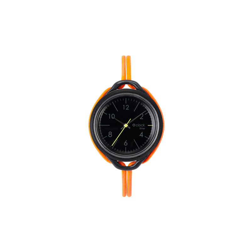 Hodinky O clock active Fluo arancione