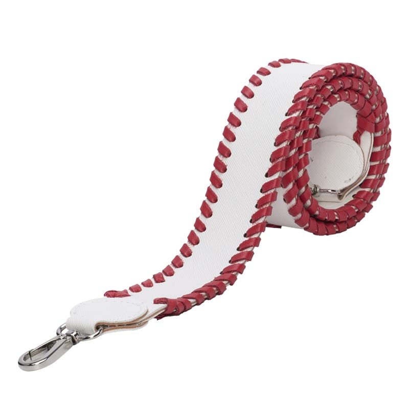 Ramenní popruh Saffiano con infilature Fragola