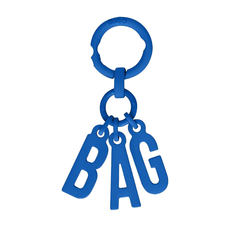 Lettering O bag Bluette pendant